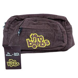 Tim Hortons Justin Bieber Tim Biebs Brown Corduroy Fanny Pack Limited Edition